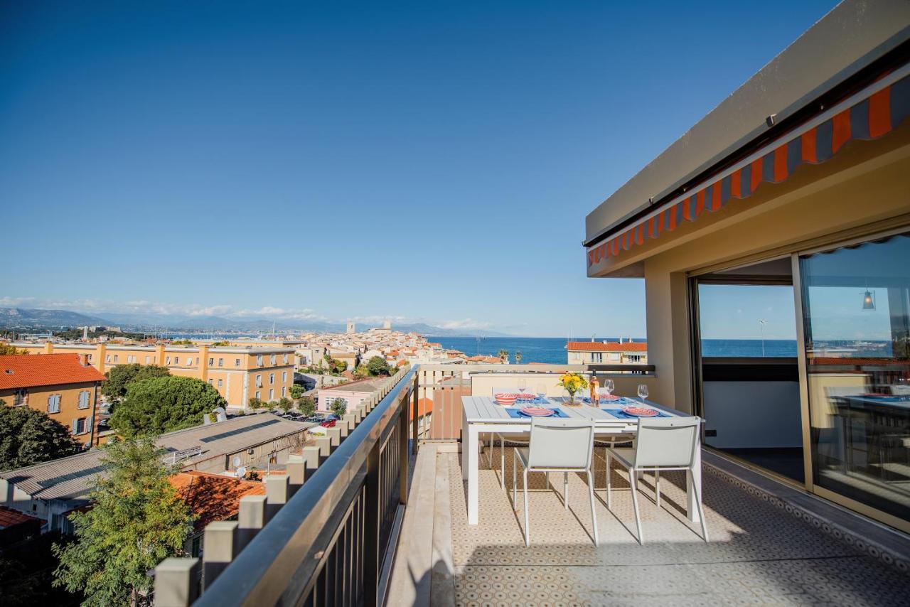 High Standing With Incredible Old Antibes And Sea Views Apartment Ngoại thất bức ảnh