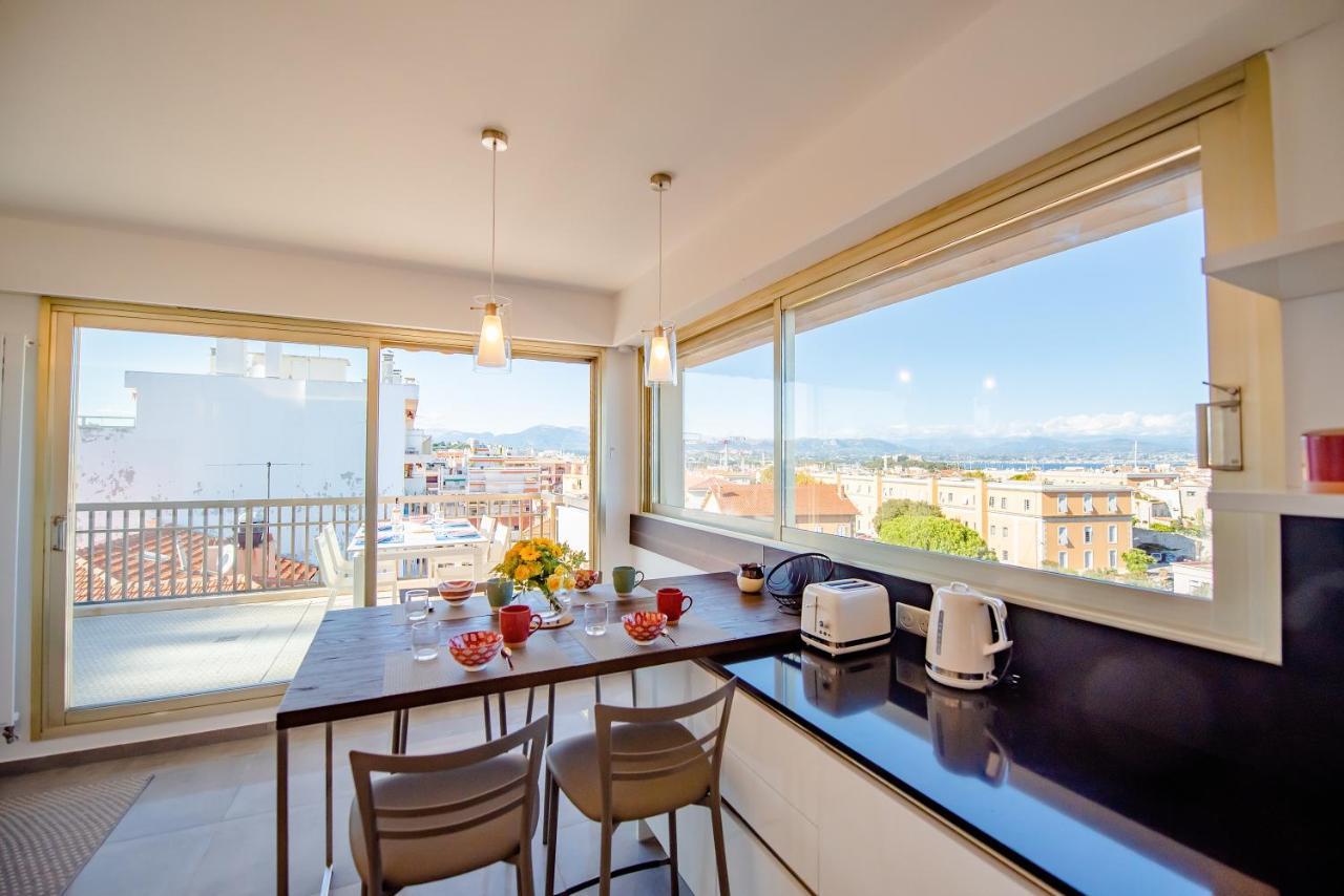 High Standing With Incredible Old Antibes And Sea Views Apartment Ngoại thất bức ảnh