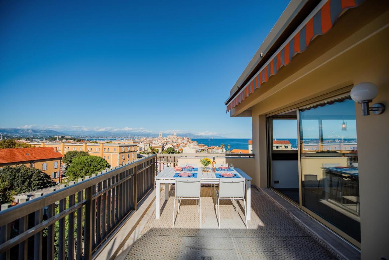 High Standing With Incredible Old Antibes And Sea Views Apartment Ngoại thất bức ảnh