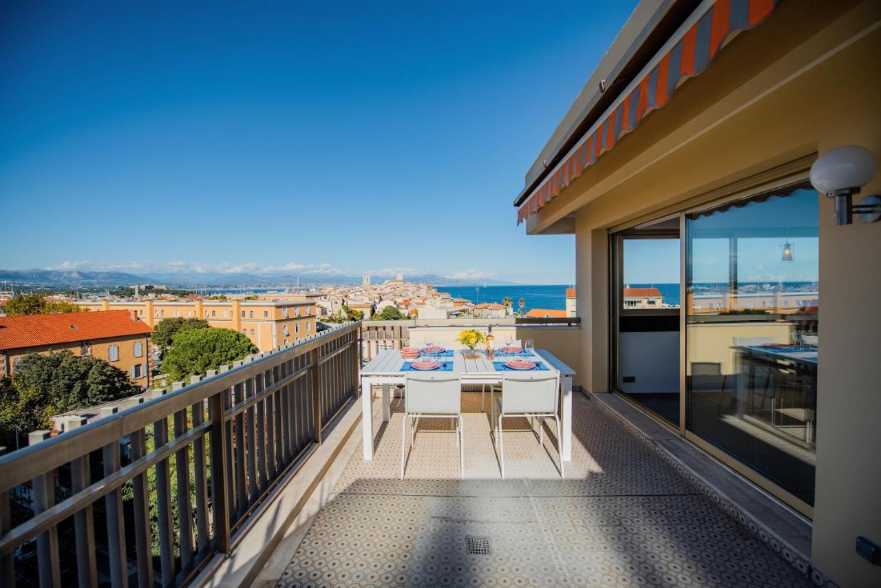 High Standing With Incredible Old Antibes And Sea Views Apartment Ngoại thất bức ảnh