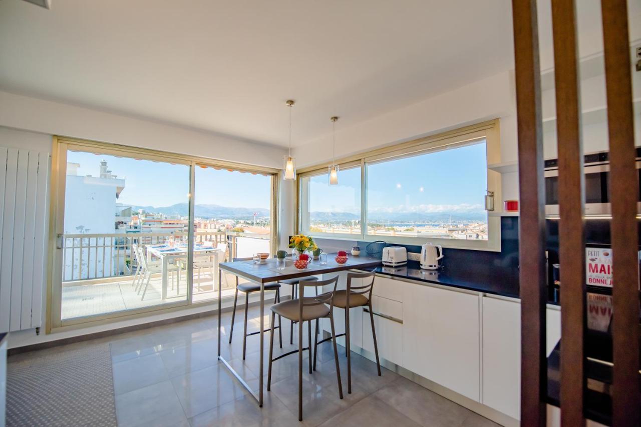 High Standing With Incredible Old Antibes And Sea Views Apartment Ngoại thất bức ảnh