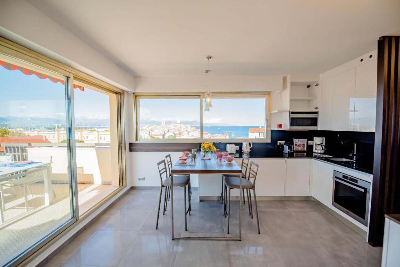 High Standing With Incredible Old Antibes And Sea Views Apartment Ngoại thất bức ảnh